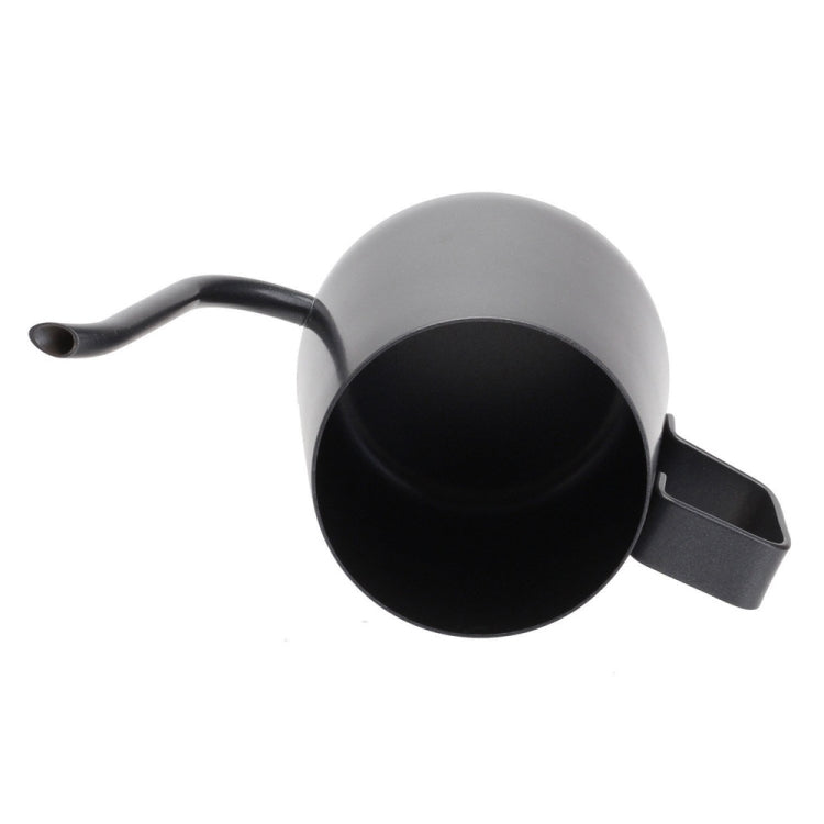 250ML Long Narrow Spout High Temperature Paint Stainless Steel Slim Kettle Hand Drip Coffee Pot with Hanging Ear