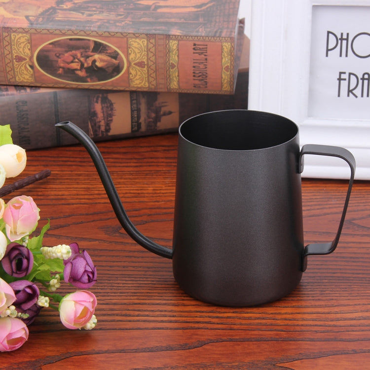 250ML Long Narrow Spout High Temperature Paint Stainless Steel Slim Kettle Hand Drip Coffee Pot with Hanging Ear