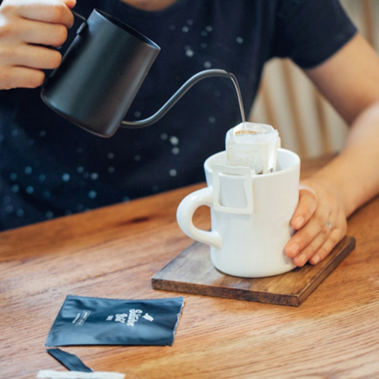 250ML Long Narrow Spout High Temperature Paint Stainless Steel Slim Kettle Hand Drip Coffee Pot with Hanging Ear