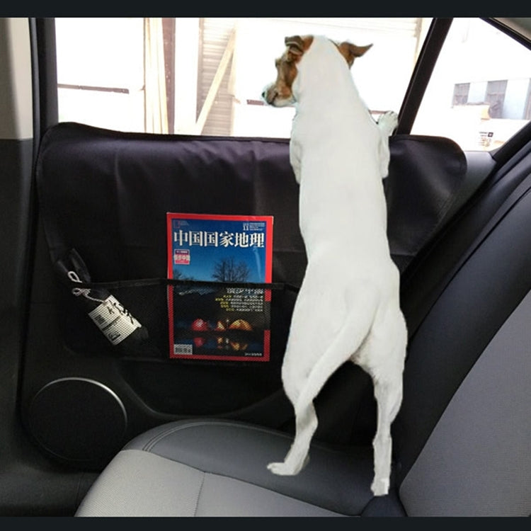 1 Pair Car Doors Inner Sides Pets Scratch-resistant Pads Oxford Cloth Car Door Protective Pad Storage Bag, Size: 70*40cm
