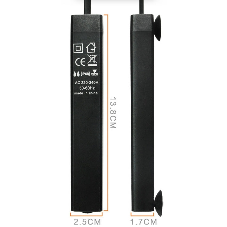 25W Mini Constant Temperature Fish Tank Aquarium Heater Rod, AC 220V, US Plug