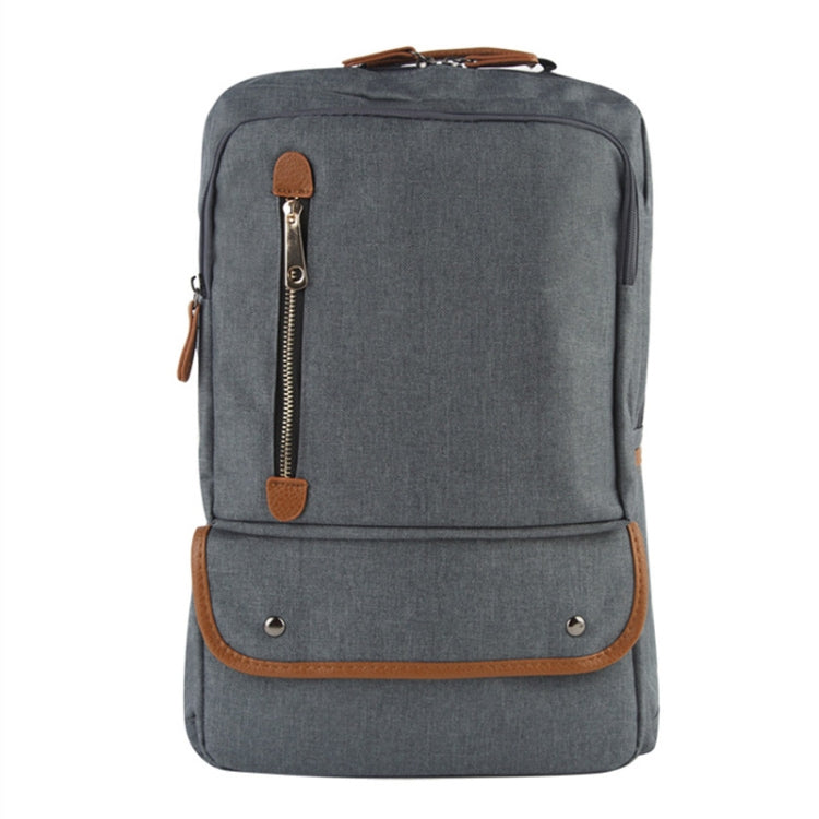 Universal Multi-Function Canvas Cloth Laptop Computer Shoulders Bag Business Backpack Students Bag, Size: 43x29x13cm, For 15.6 inch and Below Macbook, Samsung, Lenovo, Sony, DELL Alienware, CHUWI, ASUS, HP