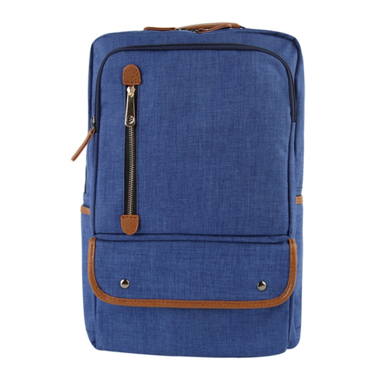 Universal Multi-Function Canvas Cloth Laptop Computer Shoulders Bag Business Backpack Students Bag, Size: 43x29x13cm, For 15.6 inch and Below Macbook, Samsung, Lenovo, Sony, DELL Alienware, CHUWI, ASUS, HP