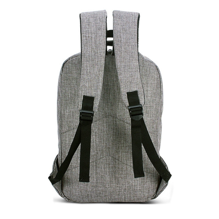 Universal Multi-Function Canvas Cloth Laptop Computer Shoulders Bag Business Backpack Students Bag, Size: 43x28x12cm, For 15.6 inch and Below Macbook, Samsung, Lenovo, Sony, DELL Alienware, CHUWI, ASUS, HP