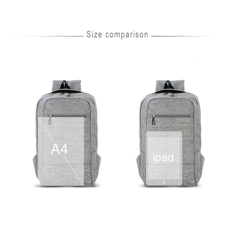 Universal Multi-Function Canvas Cloth Laptop Computer Shoulders Bag Business Backpack Students Bag, Size: 43x28x12cm, For 15.6 inch and Below Macbook, Samsung, Lenovo, Sony, DELL Alienware, CHUWI, ASUS, HP