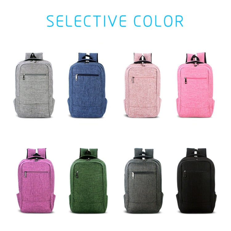 Universal Multi-Function Canvas Cloth Laptop Computer Shoulders Bag Business Backpack Students Bag, Size: 43x28x12cm, For 15.6 inch and Below Macbook, Samsung, Lenovo, Sony, DELL Alienware, CHUWI, ASUS, HP