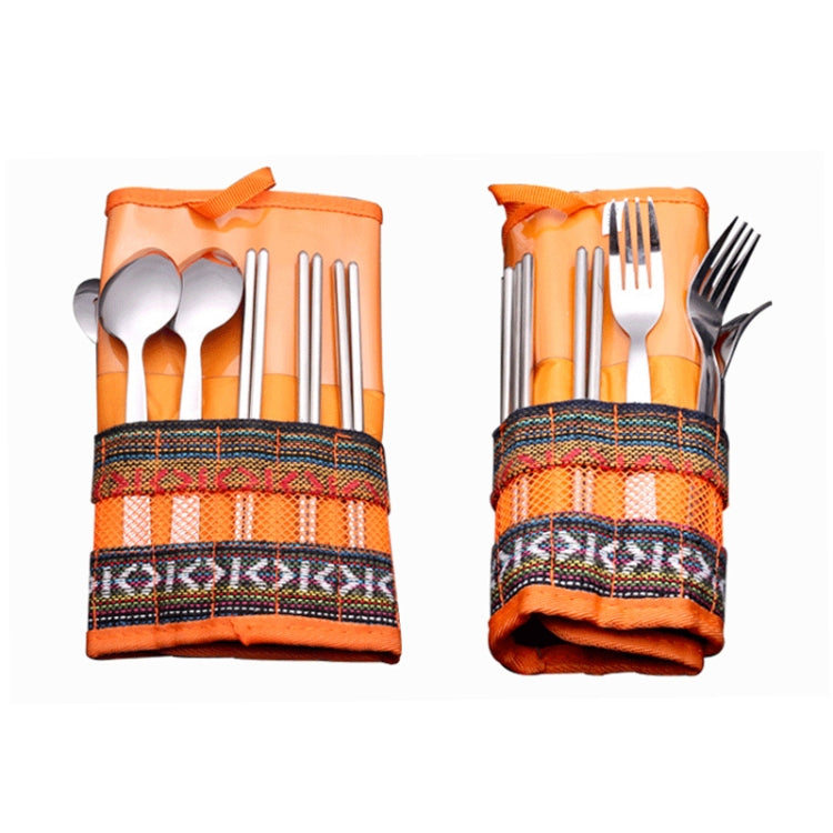 13 in 1 Portable Outdoor Travel Camping Picnic Stainless Steel Tableware Set