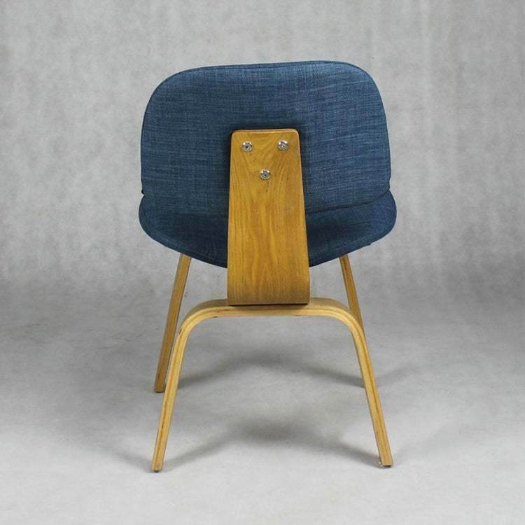 C207-R Simple Personality Solid Wood Chair Coffee Shop Back Soft Chair