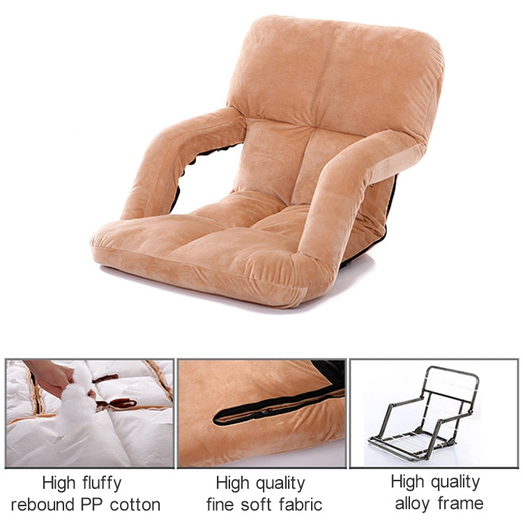 A3 Creative Lazy Sofa with Armrests Foldable Single Backrest Recliner