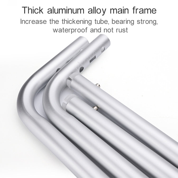 Aluminum Alloy Bath Chair with Backrest for Elderly / Pregnant Woman