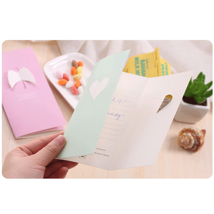 50 PCS Festival Creative Universal Love Heart Greeting Cards