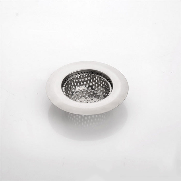Wide Edge Sink Filter Floor Drain Cover Shower Sewer Stainless Steel Strainers, Size: S (7 x 7cm)
