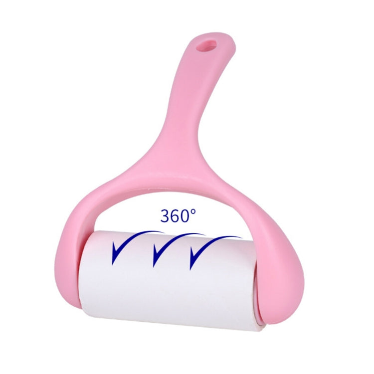 3 PCS Household Drum Dust Sticky Paper Tear Off Type Clothes Hair Removal Brush with Sticker, Random Color and Style Delivery