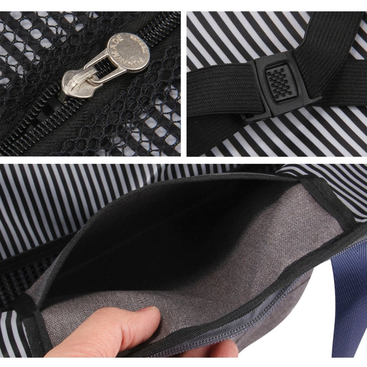 Outdoor Traveling Trolley Bag Handle Storage Bag  Crossbody Bag(Grey)