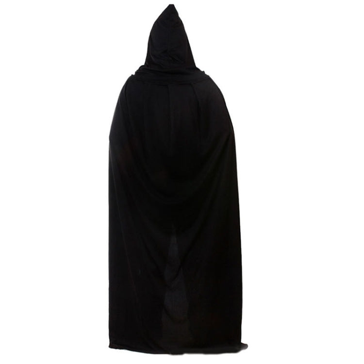 Adult Cape Halloween Devil Cloak Costume Festival Party Fancy Robe Shawl Costumes with Cap for Women Men(Black)