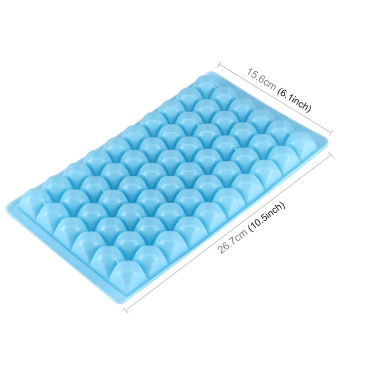 2 PCS Diamond Shape 60-Grid Pinkycolor Ice Cube Tray, Random Color Delivery