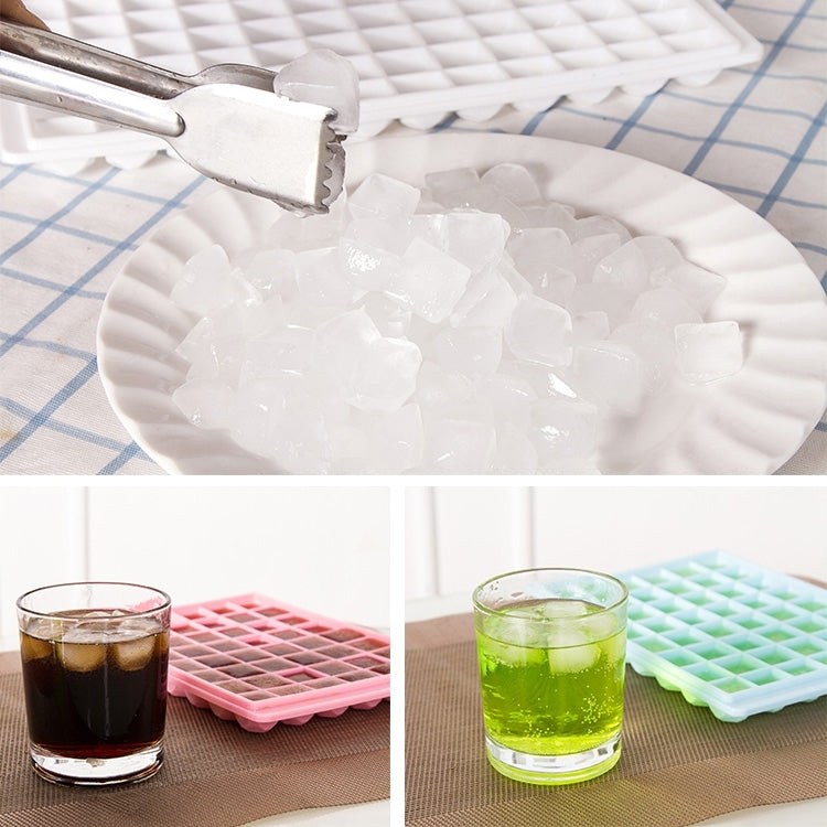 2 PCS Diamond Shape 60-Grid Pinkycolor Ice Cube Tray, Random Color Delivery