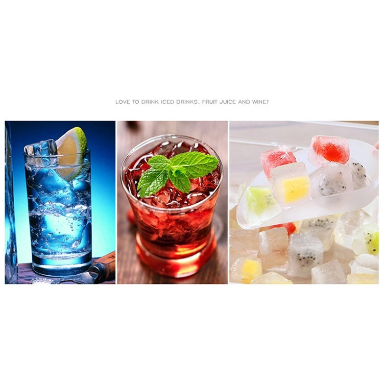 2 PCS Diamond Shape 60-Grid Pinkycolor Ice Cube Tray, Random Color Delivery