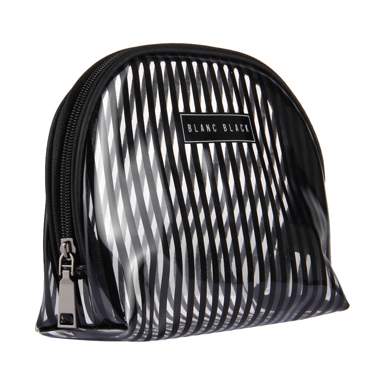 Stripe Style Portable Travel Cosmetic Organizer Bag, Size: 22cm x 17cm x 7cm