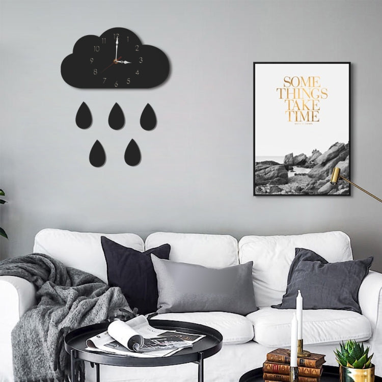 Clouds Pattern Creative Living Room Decorative Wall Clock