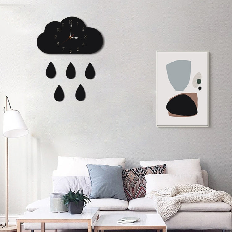 Clouds Pattern Creative Living Room Decorative Wall Clock