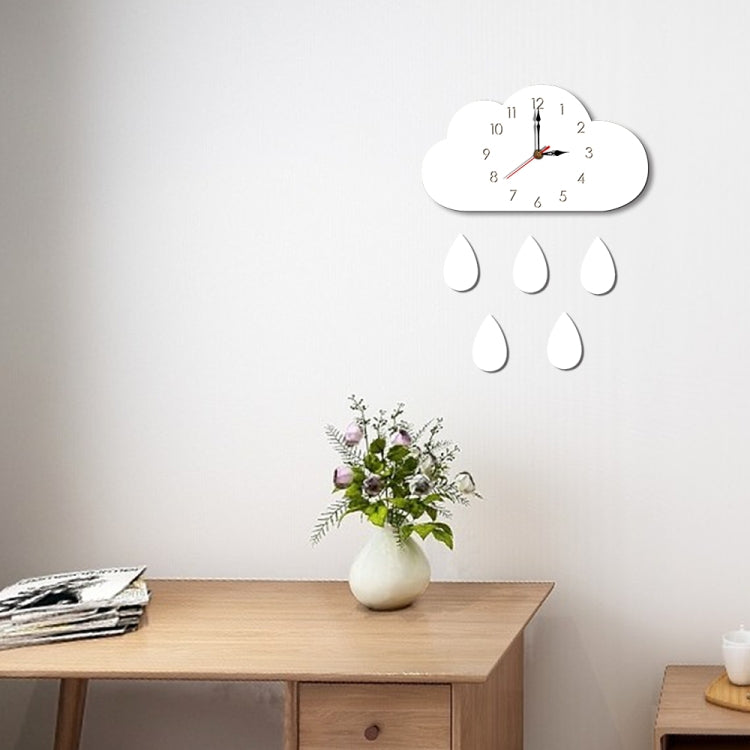 Clouds Pattern Creative Living Room Decorative Wall Clock