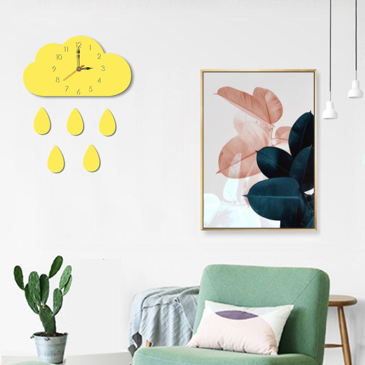 Clouds Pattern Creative Living Room Decorative Wall Clock