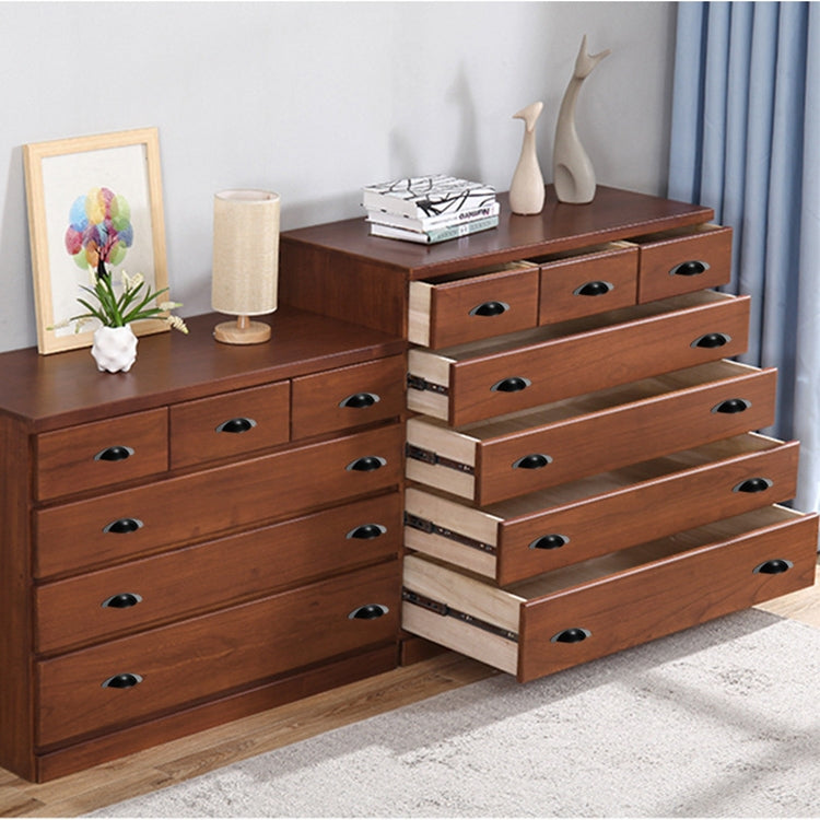 5 PCS 6610-64 Matte Black Half-moon Shape Zinc Alloy Cabinet Drawer Handle, Hole Spacing: 64mm