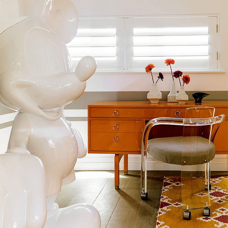 5 PCS 4201 Black Single Hole Zinc Alloy Ring Round Handle for Cabinet Wardrobe Drawer Door