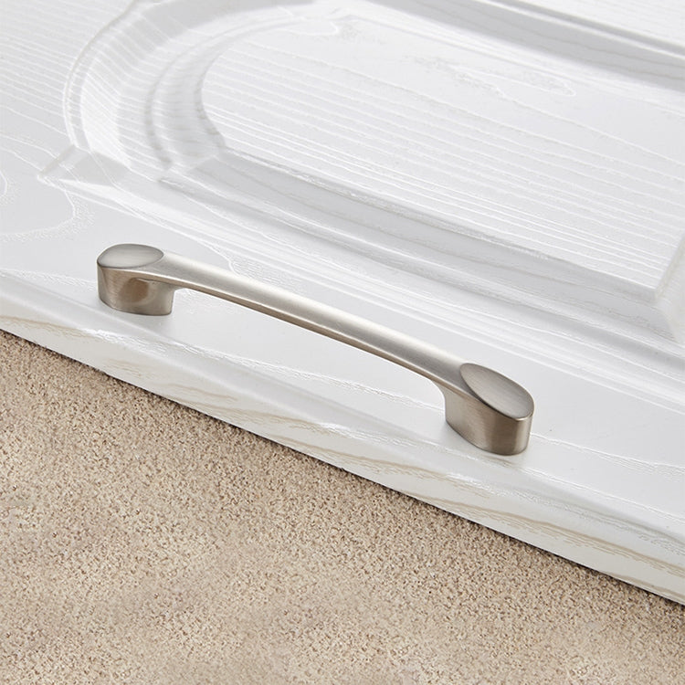 5 PCS 6225-64 Zinc Alloy Stainless Steel Nickel Wire Drawing Cabinet Wardrobe Drawer Door Handle, Hole Spacing: 64mm