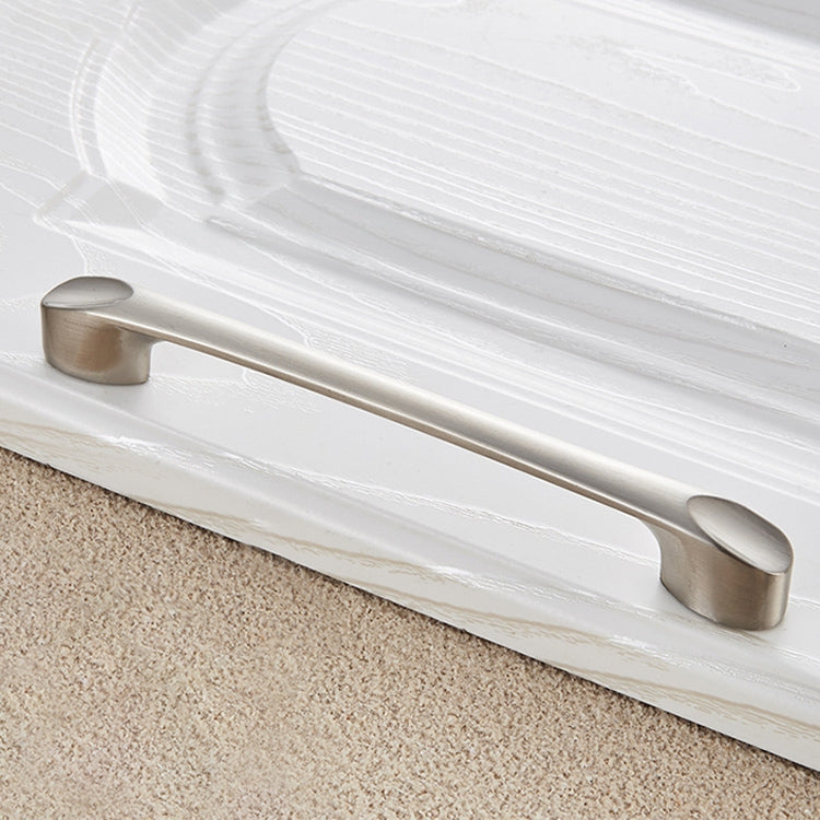 3 PCS 6225-160 Zinc Alloy Stainless Steel Nickel Wire Drawing Cabinet Wardrobe Drawer Door Handle, Hole Spacing: 160mm