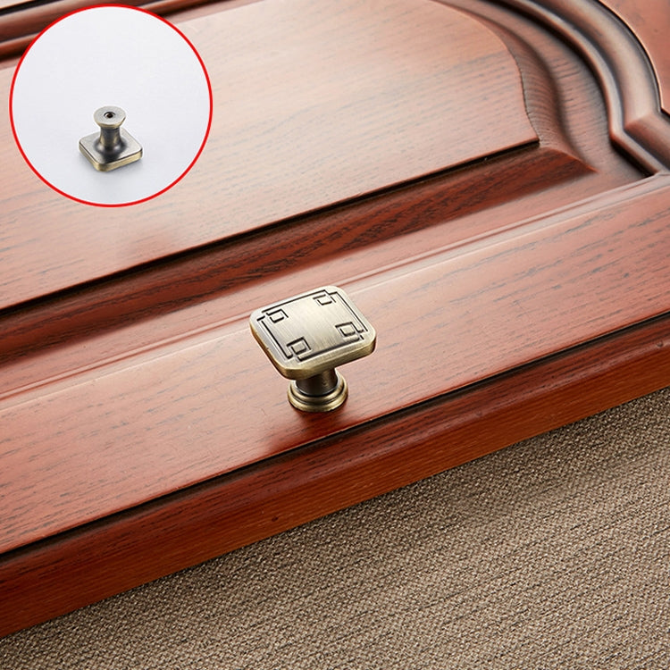 5 PCS 6200 Sub Cyan Single Hole Solid Zinc Alloy Cabinet Wardrobe Drawer Door Square Handle