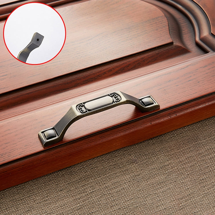 5 PCS 6201-96 Sub Cyan Zinc Alloy Cabinet Wardrobe Drawer Door Handle, Hole Spacing: 96mm