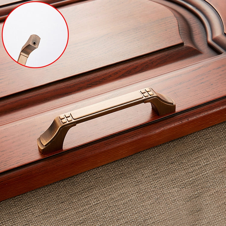 3 PCS 6202-96 Coffee Zinc Alloy Cabinet Wardrobe Drawer Door Handle, Hole Spacing: 96mm