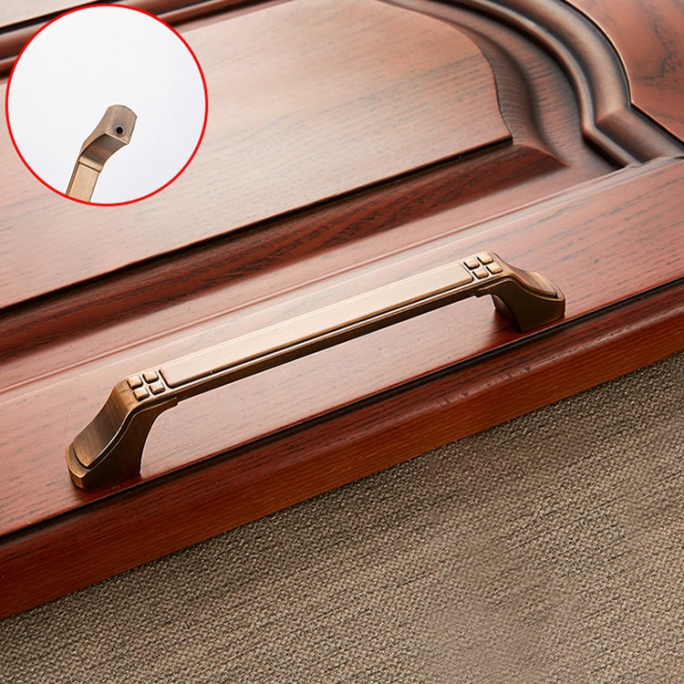 3 PCS 6202-128 Coffee Zinc Alloy Cabinet Wardrobe Drawer Door Handle, Hole Spacing: 128mm