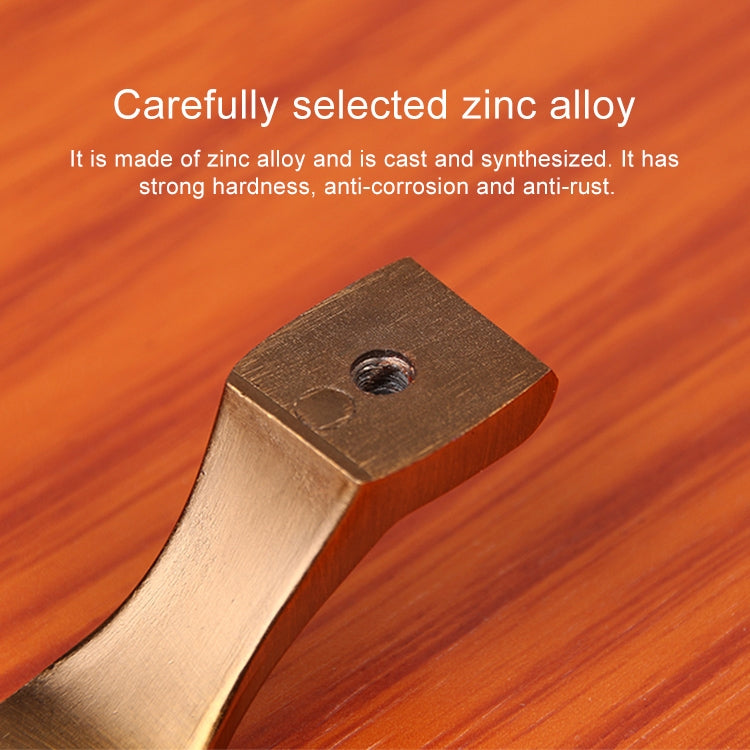 3 PCS 6202-128 Sub Red Zinc Alloy Cabinet Wardrobe Drawer Door Handle, Hole Spacing: 128mm