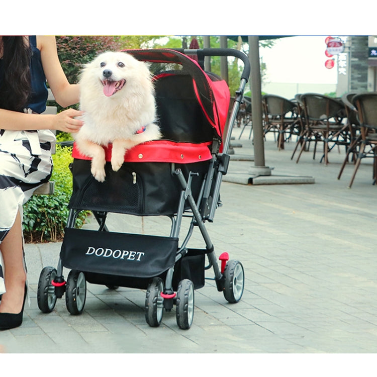 DODOPET Outdoor Shockproof Portable Foldable Dog Cat Pet Trolley