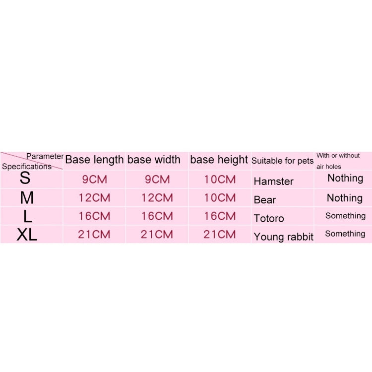 Flannel Cylinder Pet House Warm Hamster Hammock Hanging Bed Small Pets Nest, L, Size:16*16*16cm