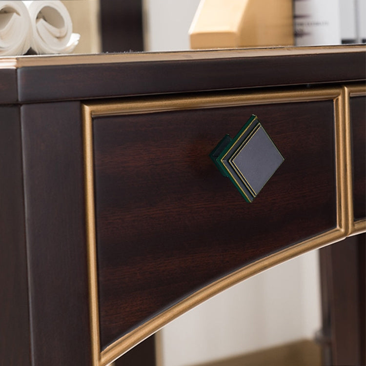 5 PCS 6609 Single Hole American Style Black Brass Drawer Cabinet Handle