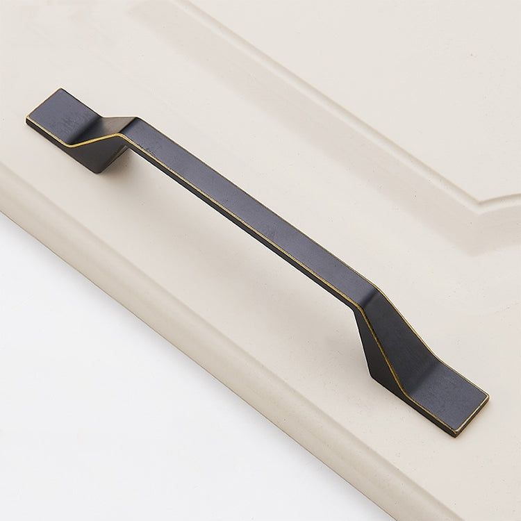 3 PCS 6615_128 American Style Black Brass Drawer Cabinet Handle