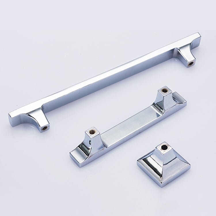 5 PCS 8087_96 Bright Chrome Crystal Glass Diamond Closet Cabinet Handle