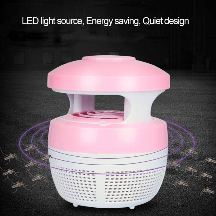 5W 6 LEDs No Radiation Mute Photocatalytic 7-blade Fan USB Mosquito Killer Lamp