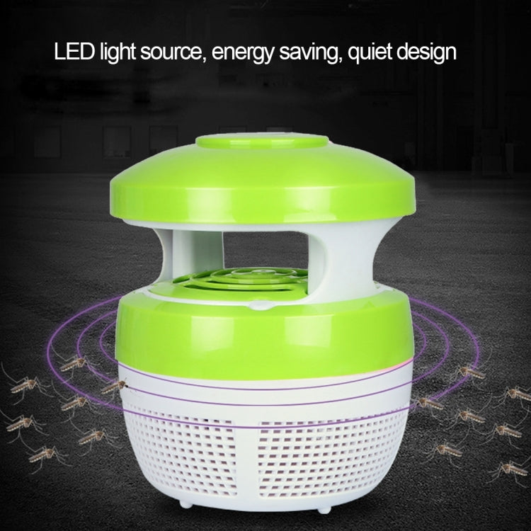 5W 6 LEDs No Radiation Mute Photocatalytic 7-blade Fan USB Mosquito Killer Lamp