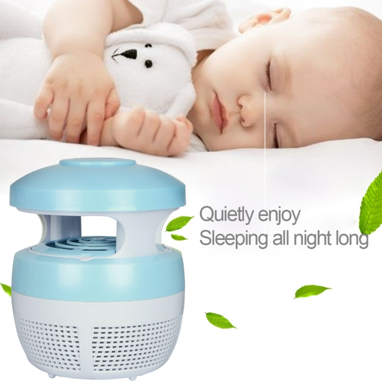 5W 6 LEDs No Radiation Mute Photocatalytic 7-blade Fan USB Mosquito Killer Lamp