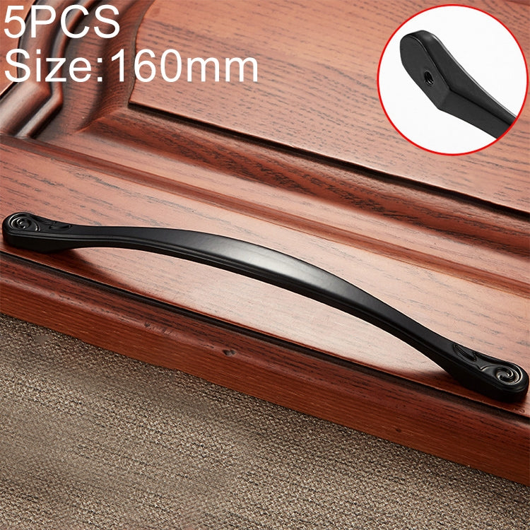 5 PCS 4041-160 Simple Archaistic Zinc Alloy Handle for Cabinet Wardrobe Drawer Door, Hole Spacing: 160mm
