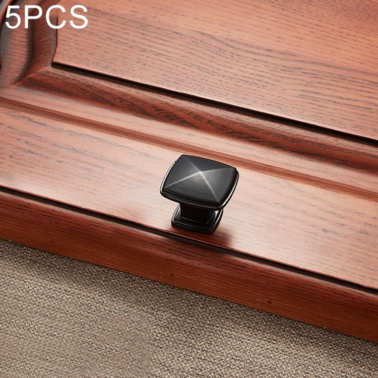 5 PCS 6227-Single Hole Simple Archaistic Zinc Alloy Handle for Cabinet Wardrobe Drawer Door