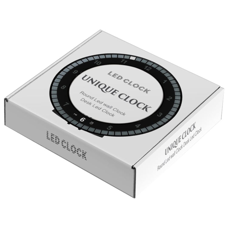 Creative Silent Circular LED Clock