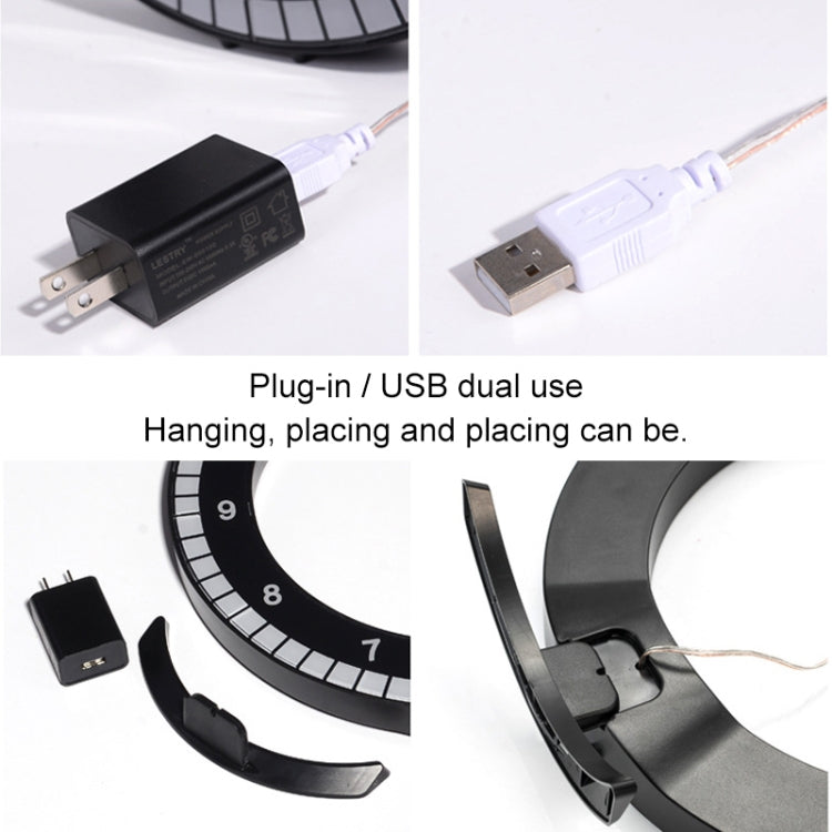 Creative Silent Circular LED Clock