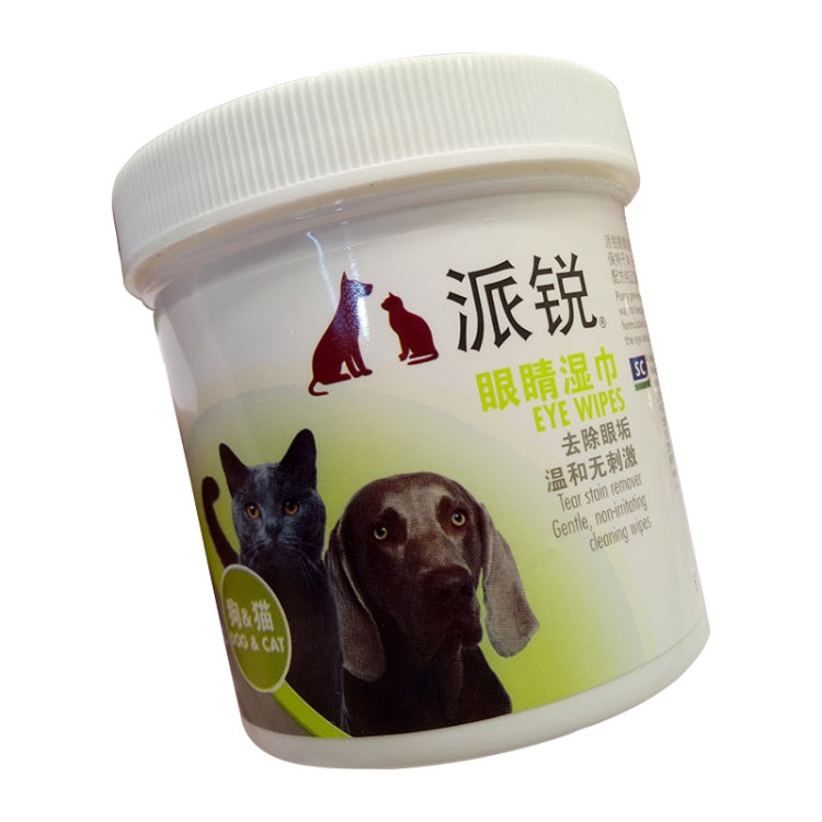 100 PCS/Bottle Pet Tear Removal Wet Towel Eye Tear Cleaning Facial Tissue