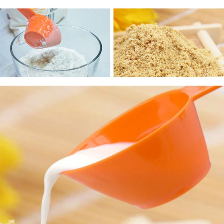 kn7600 9 in 1 Colorful Pointed Plastic Measuring Spoon Measuring Cup Baking Tool Set